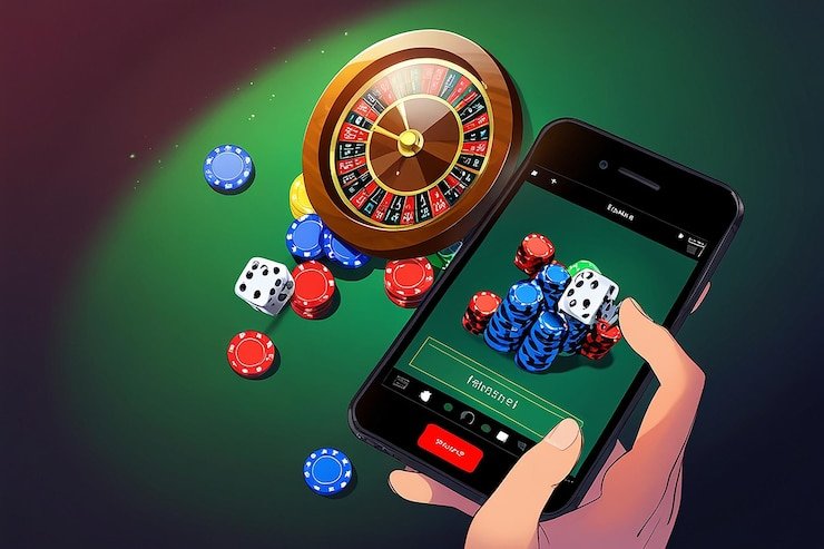 Antarmuka permainan slot dan live dealer di platform bata4d